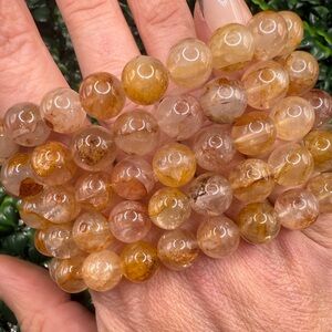 Golden Healer 9.5mm Beaded Bracelet